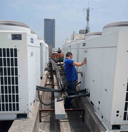 大宁中央空调制热和不制冷系统维修方法